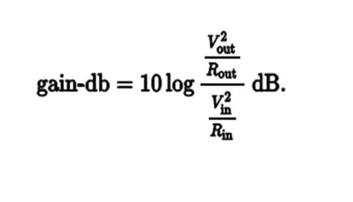 transistor formula