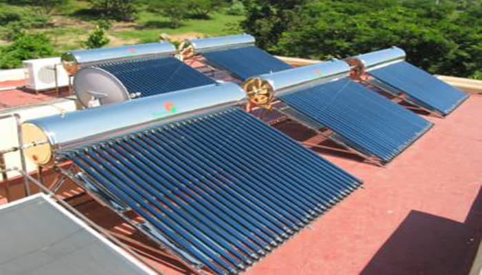 Calentadores solares de agua