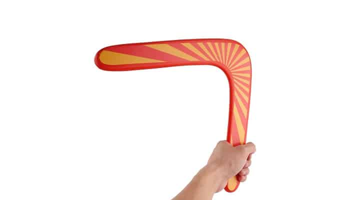 Cómo funciona un boomerang