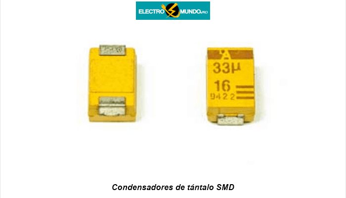 Condensadores de tántalo SMD