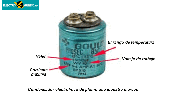 Marcas del condensador electrolítico