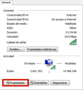 configurar IP