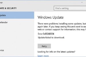Cómo Solucionar El Error 0x80240034 De Windows Update