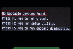 No Bootable Device: Error 3f0 (Dispositivo De Arranque No Encontrado)