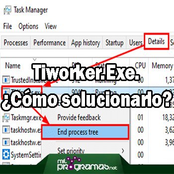 Tiworker.Exe Alto Uso Del Disco En Windows 10, 8.1 O 7 - Solución Completa