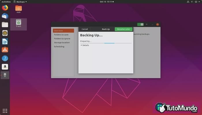 Ubuntu prepara tus archivos