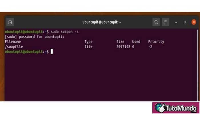 Comprobar el espacio de intercambio actual del sistema en Ubuntu