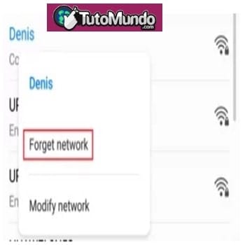 Toca en Olvidar (Forget Network).