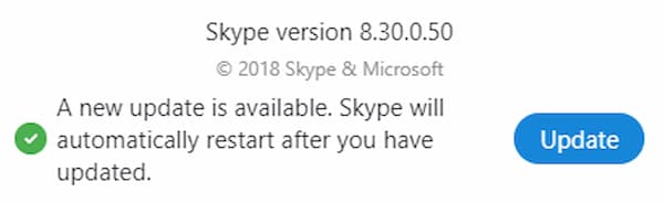 skype se cierra solo