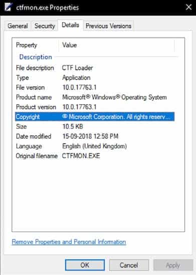 CTF Loader en Windows 10