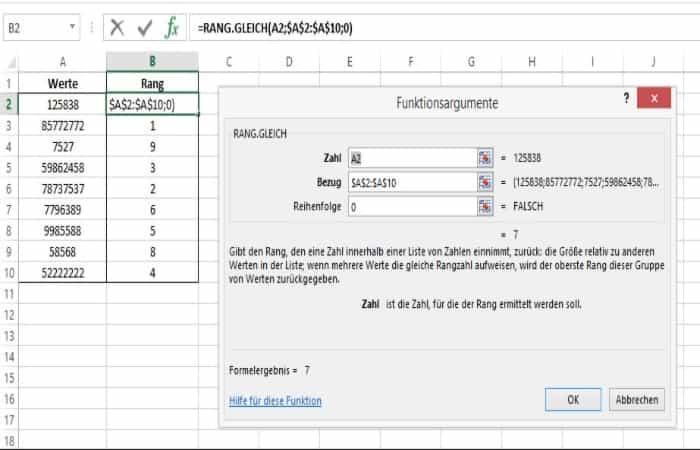 Clasificación de datos en tabla de Excel