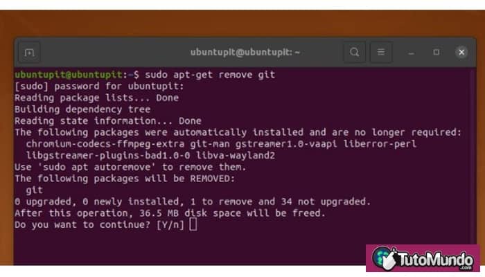 Eliminar Git de Linux