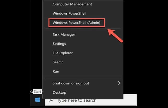 Windows PowerShell (Administrador)