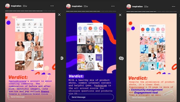 cambiar el color de fondo de historias de Instagram