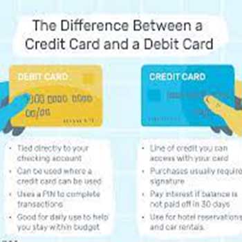 Diferencias entre tarjeta de crédito y tarjeta de débito