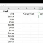 Cómo calcular el promedio en Excel