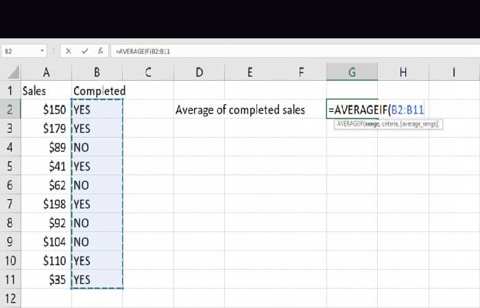 Sacar el promedio en Excel