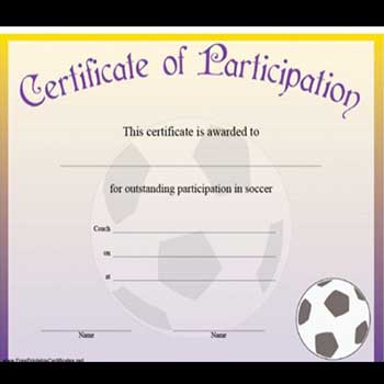 Certificado de participación 