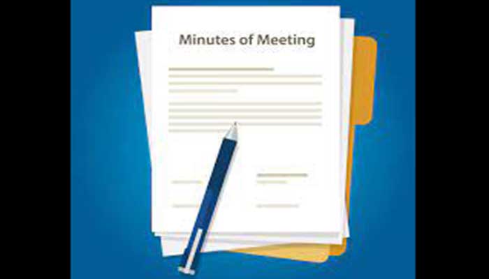 Actas de las reuniones