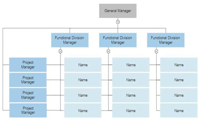 Estructura organizativa matricial