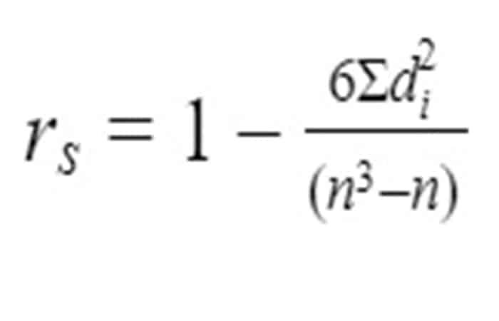 Fórmula del coeficiente de correlación