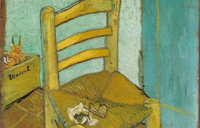 La silla de Vincent con su pipa
