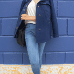 Como Combinar Un Saco Azul Marino De Mujer