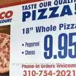 Cómo hacer un pedido de pizza en Costco para entrega a domicilio.